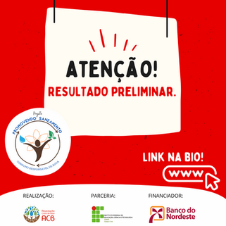 RESULTADO PRELIMINAR PARA SELEÇÃO DE BOLSISTAS REFERENTE AO EDITAL N° 01/2023